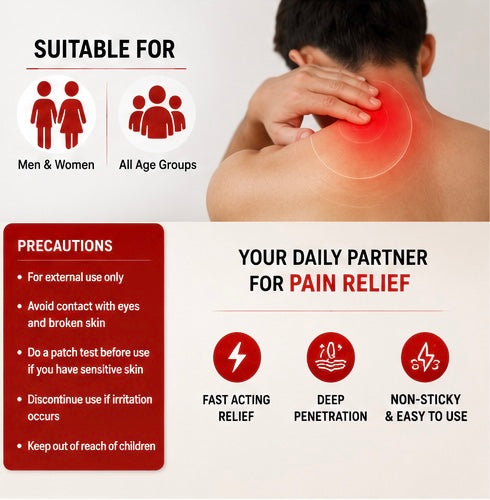 Japanese Massage Gel For Joint & Muscle Pain Relief - Buy 1 Get 1 Free (Pack of 2)