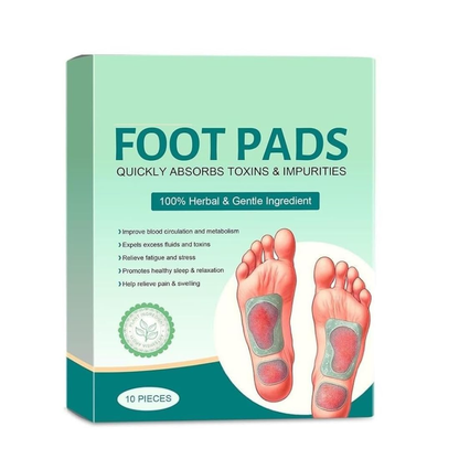 Herbal And Gentle Ingredient Detox Foot Pads (Pack Of 1) 10 Pcs
