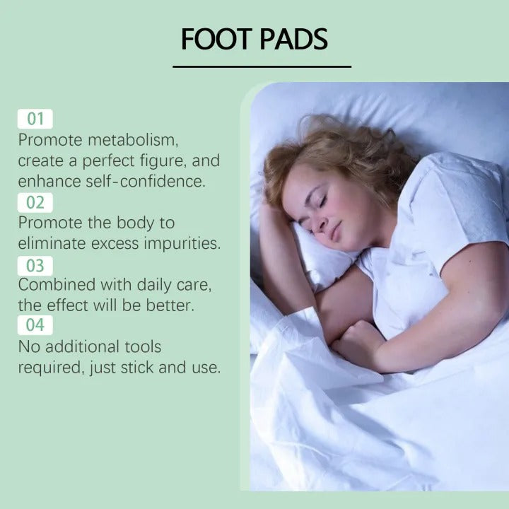 100% Herbal &amp; Gentle Ingredient Detox Foot Pads (Pack of 2) 20 Patches